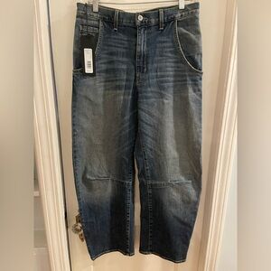 Nili Lotan Blue Flare & Wide Leg Jeans